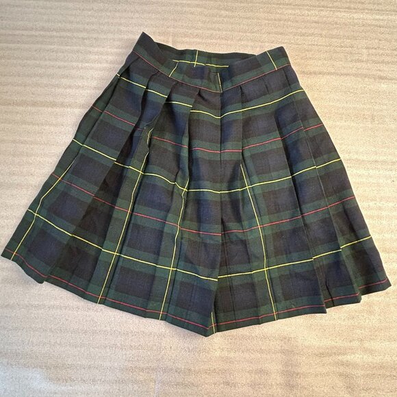 French Toast Plaid Pleated Uniform Skirt - Picture 1 of 7
